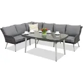 Garden Point Bilbao Comida 5 antraciet tuinmeubilair