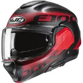 HJC Systeemhelm Mat/Zwart/Rood M