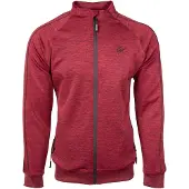 Gorilla wear Sweatvest donkerrood / zwart gemêleerd