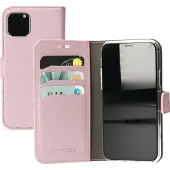 Mobiparts Saffiano Wallet iPhone 11 Pro Hoesje Roze