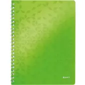 Leitz notitieboekje WOW 4637, A4, gelinieerd, groen