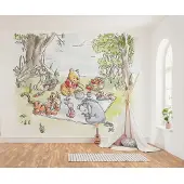 Komar Kinderbehang Disney Winnie the Pooh Nice for Picnics (1 stuk)
