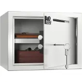 Profirst Meubelkluis of Afstortkluis Guardian 3 Inworpsleuf en Dubbelbaard sleutelslot Zilver