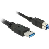 DeLOCK 85068 USB-kabel 2 meter USB 3.2 Gen 1 (3.1 Gen 1) USB A USB B Zwart