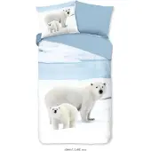 Good Morning Dekbedovertrek Katoen-Flanel - Care 140 x 200/220 cm