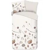 Good Morning Dekbedovertrek Mirre Sand Flanel-140 x 200 / 220 cm | 1-Persoons