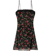 Bershka Jumpsuit groen / rood / zwart / wit