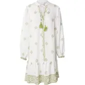 Vila Blousejurk 'VISAHA' olijfgroen / wit