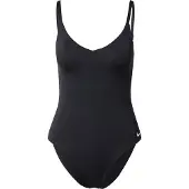 Nike Essential V-neck Swimsuit Zwart S Vrouw