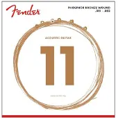 Fender 60CL Phosphor Bronze Snaren voor Akoestische Gitaar (11-52)