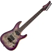 Schecter C-7 Pro Aurora Burst 7-snarige elektrische gitaar