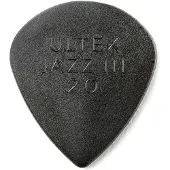 Dunlop Jim Ultex - Plectrums - Jazz III - 2,00 mm - Player's Pack 6 Stuks