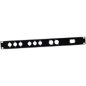 Adam hall 19 U Shaped Rack Panel With Universal Holes 1U