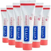 Vitis 6x Tandpasta Anticaries 75 ml