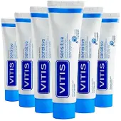 Vitis 6x Tandpasta Sensitive 75 ml