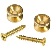 Daddario Solid Brass End Pins Brass (Pair)