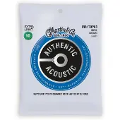 Martin strings MA170PK3 AUTHENTIC SP PACK 3 EXTRA LIGHT BRONZE EX. LIGHT 10-14-23-30-39-47