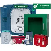 Philips HS-1 AED + binnenkast