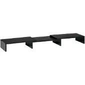 Vinsetto Monitor vergroot scherm vergroot bureau accessoires bureaubevestiging huis vergroot bevestiging schermbevestiging kantoorgadgets decoratief scherm gaming houten muurbevestiging in hoogte