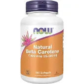 Now Beta Carotene, Natural 7,500 mcg 180 caps