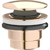 Plieger Roma 2 in 1 design afvoerplug rosé