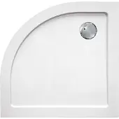 Haceka Belice douchebak kwartrond 90x90cm wit