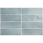 Jabo Premium Koko wandtegel 15x5cm lichtblauw glans