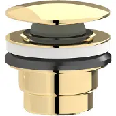Plieger Roma 2 in 1 design afvoerplug goud