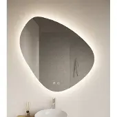 Gliss Design Fury spiegel met LED-verlichting 120x120cm