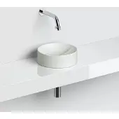 Clou Vale keramische fontein 22cm zonder kraangat wit mat