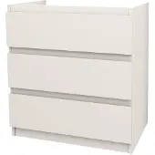 SaniGoods Rocky staande onderkast met 80cm wit mat