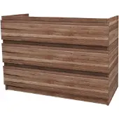 SaniGoods Rocky staande onderkast met 120cm walnoot