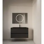 Gliss Design Circe spiegel met LED-verlichting en scheerspiegel inclusief verwarming 80x70cm