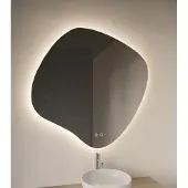 Gliss Design Clio spiegel 80x80cm met verlichting en spiegelverwarming