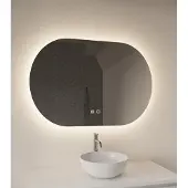 Gliss Design Orion spiegel horizontaal met LED-verlichting en verwarming 150x70cm