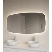 Gliss Design Erato spiegel horizontaal met LED-verlichting en verwarming 100x60cm