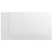 Eastbrook plaat voor paneelradiator 110x60cm wit glans