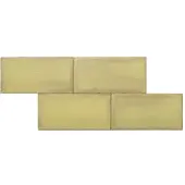 Terre d'Azur Terre-Spatula wandtegel 10x20cm groen licht