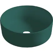 Best design Luzz waskom 40cm keramiek donkergroen mat