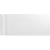 Eastbrook plaat voor paneelradiator 140x60cm wit glans