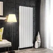 Eastbrook Guardia radiator 66x180cm aluminium 2795W wit mat