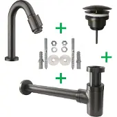 Mueller Ferro fonteinkraanset gunmetal