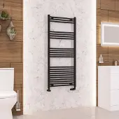 Eastbrook Wendover handdoekradiator 60x140cm 740W zwart mat