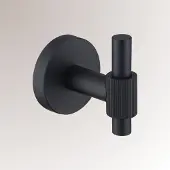 Best design High End Nero handdoekhaak zwart mat