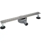 Badstuber douchegoot 80cm RVS