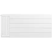Eastbrook plaat voor paneelradiator met streep 110x50cm wit glans