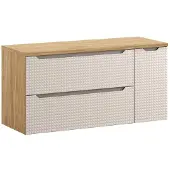 Comad Luxor Beige badmeubel 120cm met deur 30cm en wastafelblad