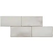 Terre d'Azur Terre-Spatula wandtegel 10x20cm beige glans