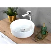 Comad Maja waskom rond 36x36cm glans wit