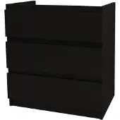 SaniGoods Rocky staande onderkast met 80cm zwart